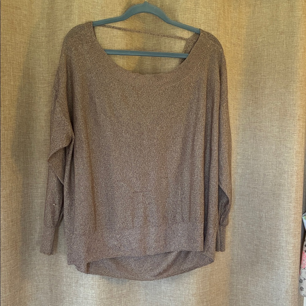 Free People Gold Metallic
